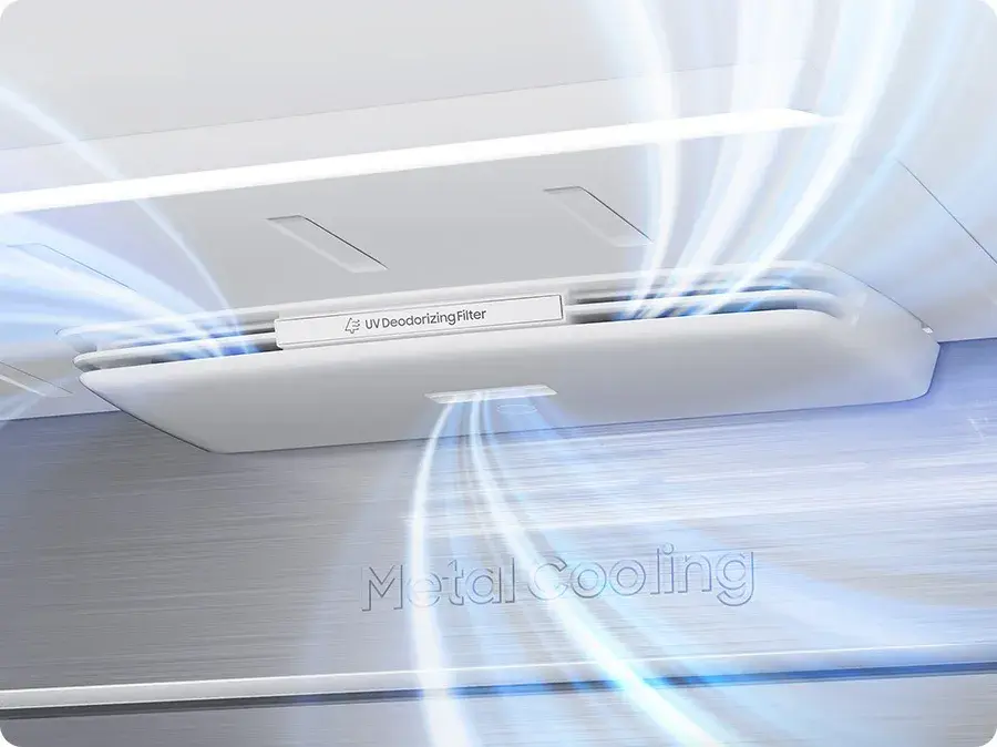 UV-Geruchsfilter in Samsung-Kühlschrank